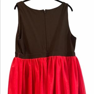 Torrid red tulle skirt party dress